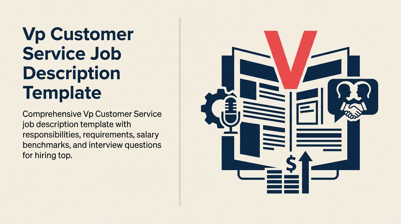 VP of Customer Service job description represented by a lighthouse coordinating service channels and teams