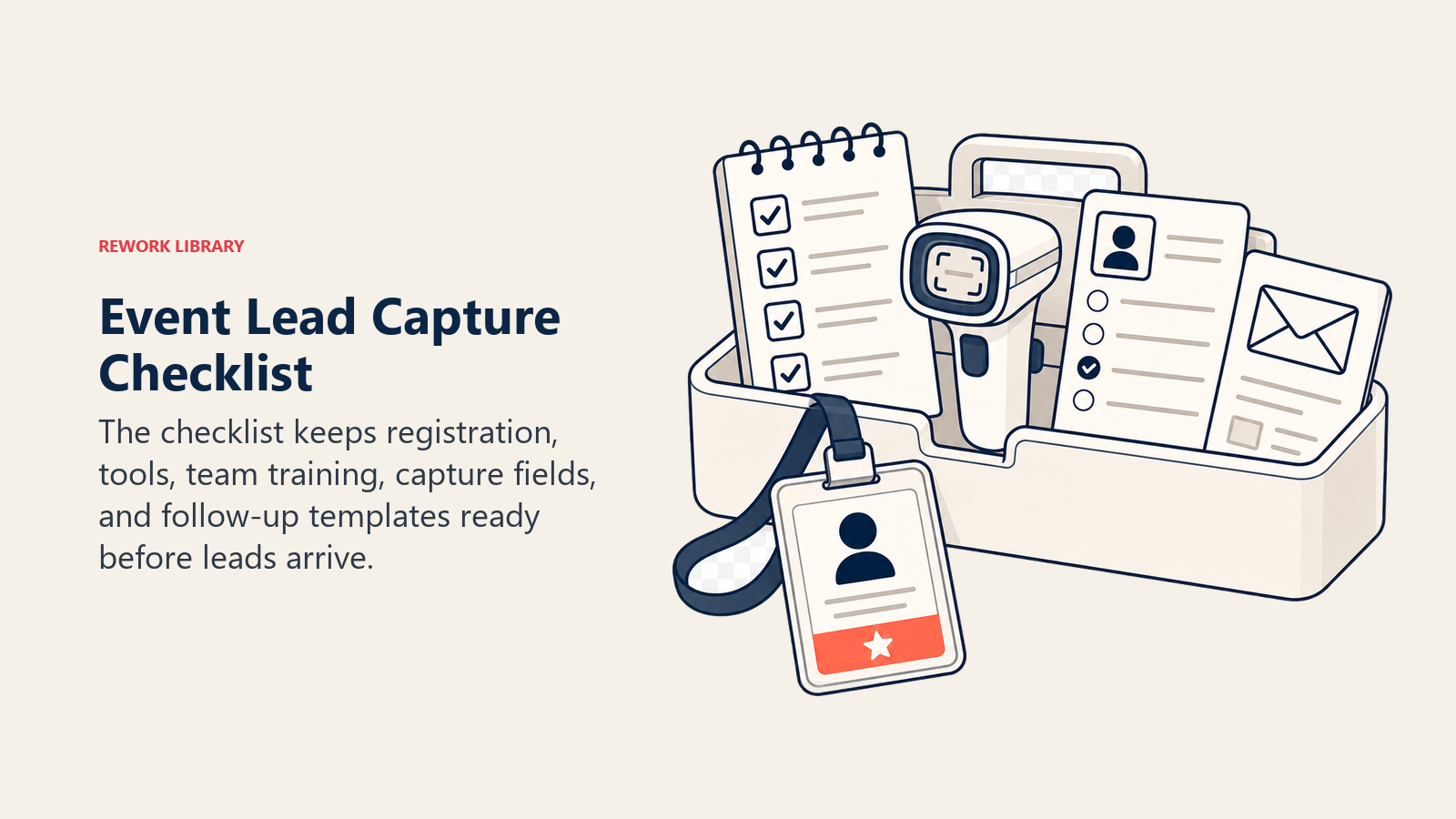 Event Lead Capture Checklist
