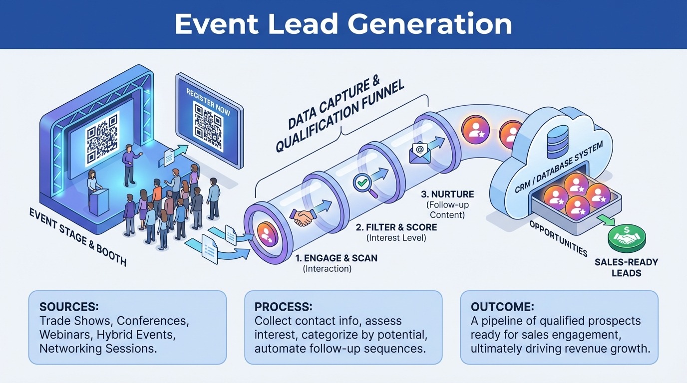Geracao de Leads de Eventos e Webinars: Capturando e Gerenciando Leads de Eventos