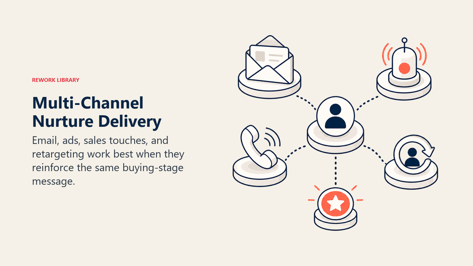 Multi-channel nurture delivery
