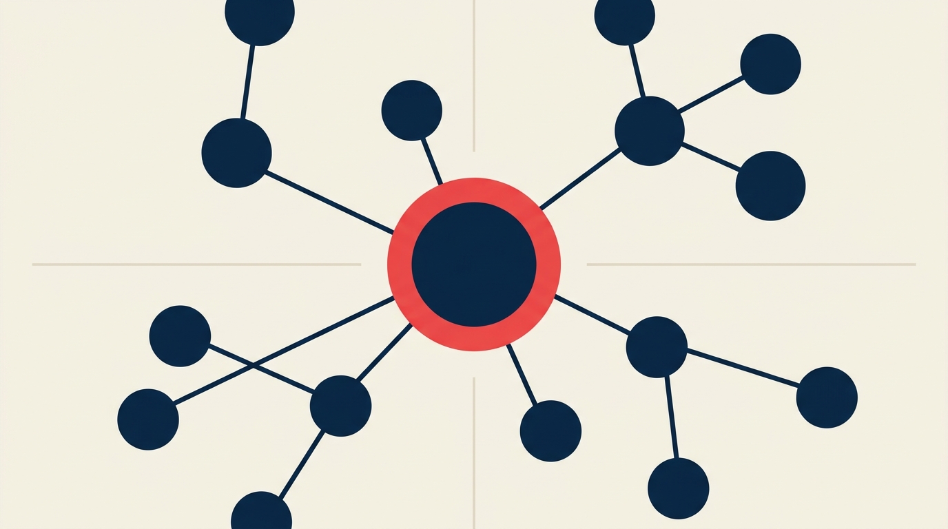 Ejecutivo revisando mapa de stakeholders en una reunión de estrategia