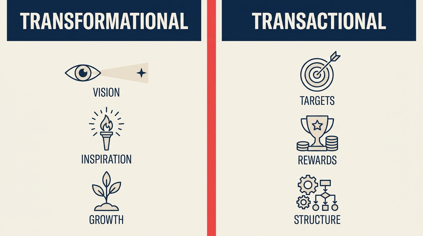 Überblick über transformationale und transaktionale Führung