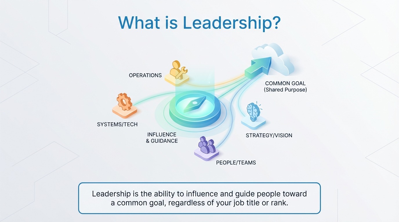 Leadership signal building trust and aligning people toward a shared goal