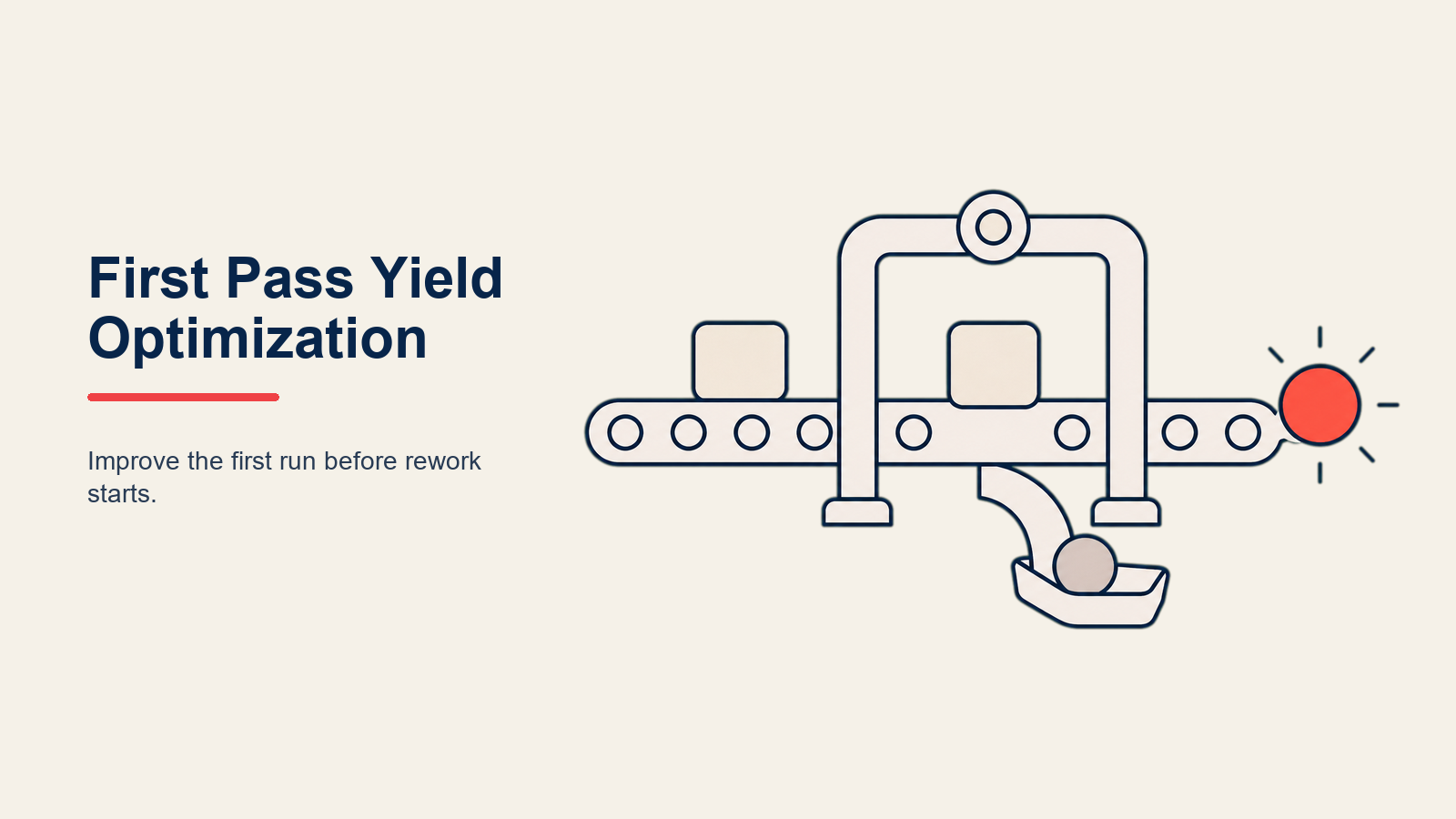 Optimización de First Pass Yield: Reducir Defectos y Retrabajo para Maximizar la Eficiencia de Manufactura