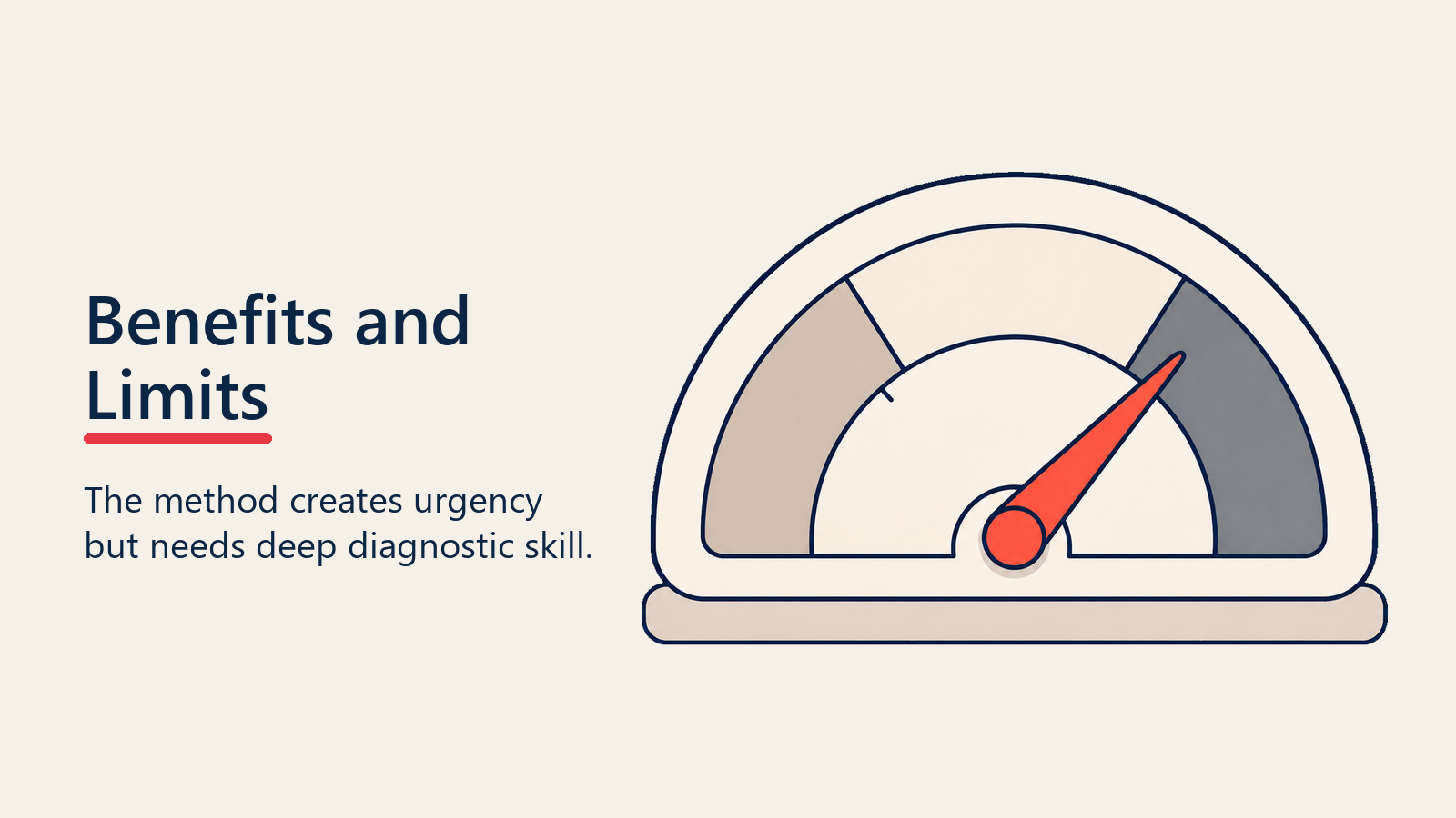 Gap selling benefits and limits gauge
