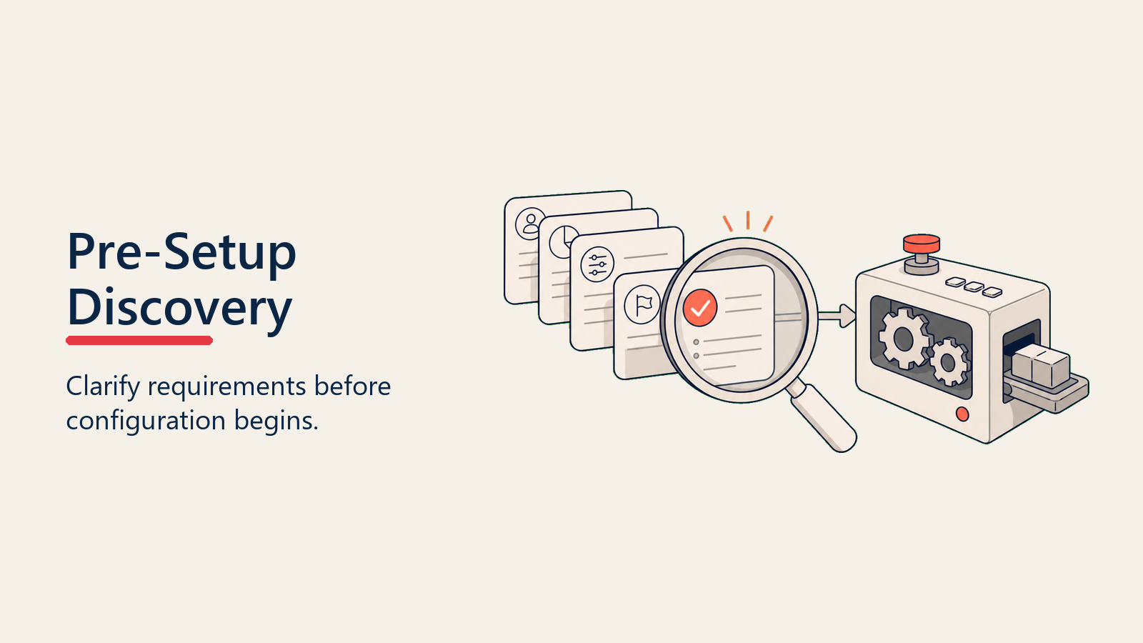 Configuration Discovery shown as a configuration lens inspecting workflow and data tokens