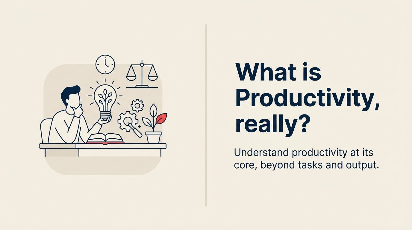 ¿Qué es la productividad, realmente?