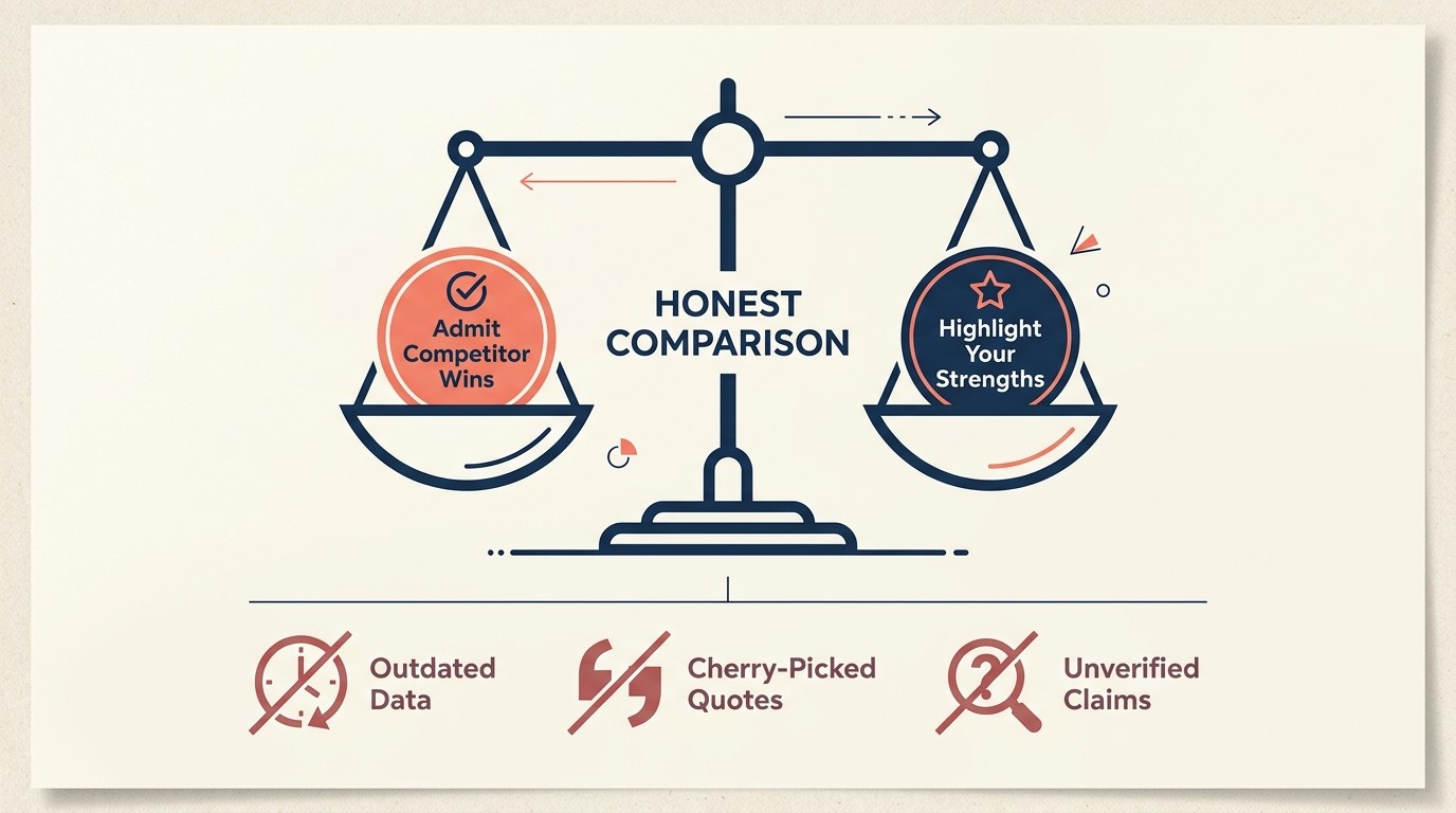 O fator honestidade, por que comparações transparentes constroem confiança e convertem