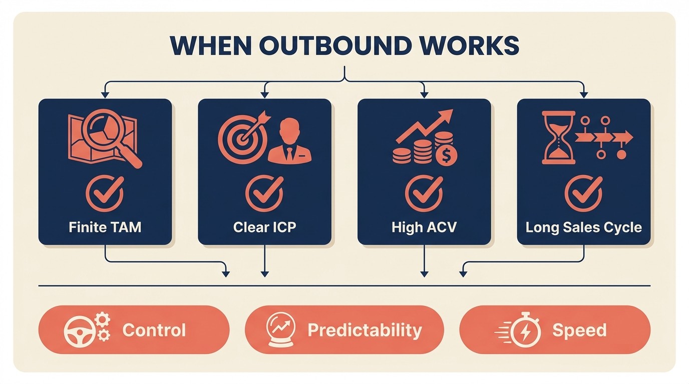 Fundamentos de prospeccao outbound SaaS e quando faz sentido estrategicamente