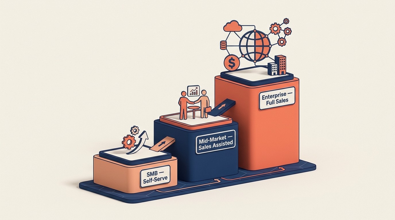 Mendesain model hybrid yang menggabungkan self-service dan sales