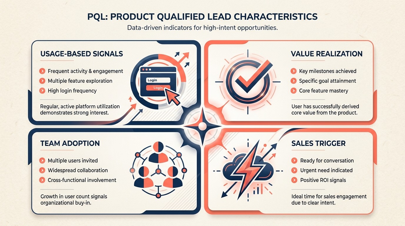 Definición y concepto central de los product qualified leads