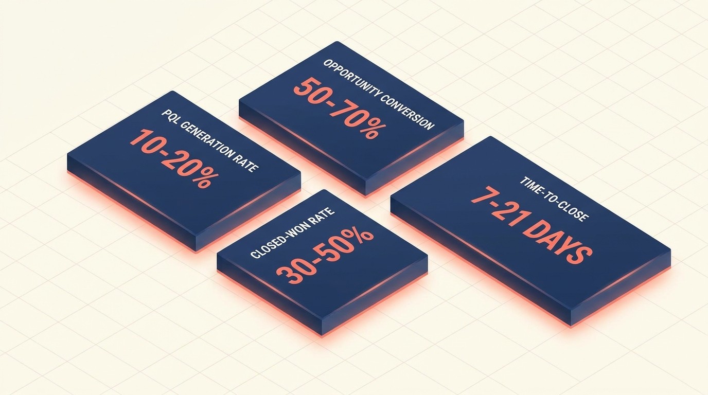 Métricas PQL clave y benchmarks de optimización para programas PLG