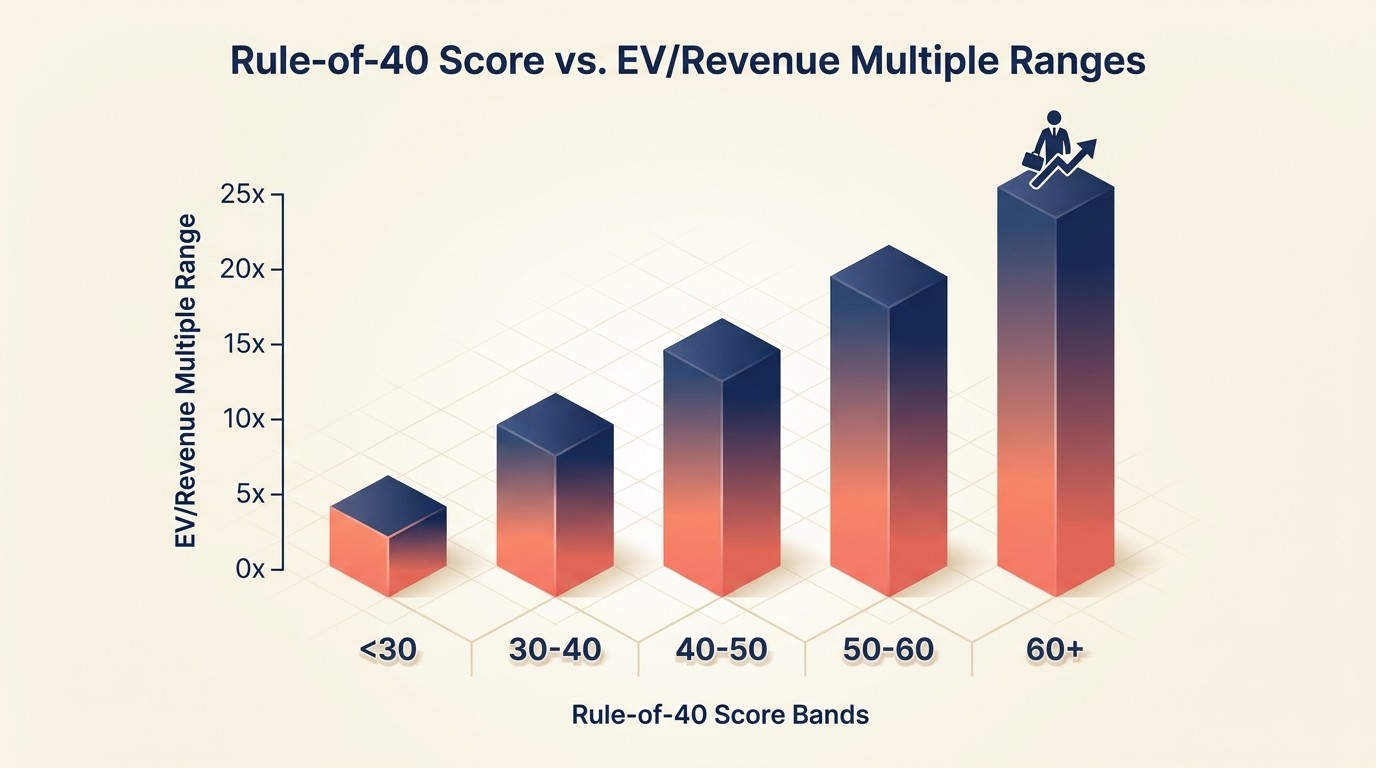 Valoración en la optimización de la Rule of 40