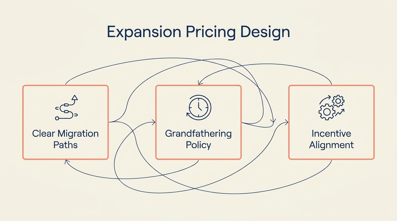 Alavancas de pricing e packaging: caminhos de migração, grandfathering e alinhamento de incentivos