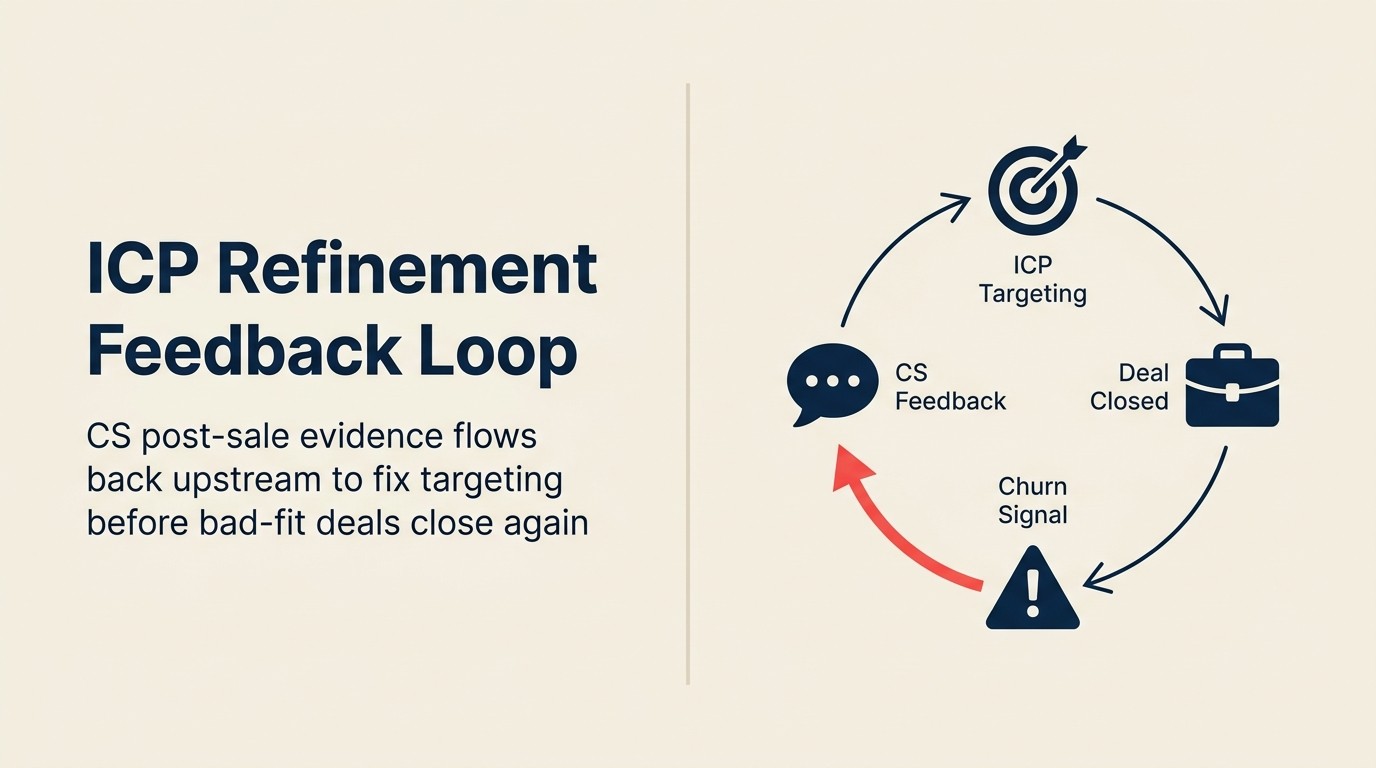 The ICP Refinement Loop: CS Feedback to Sales