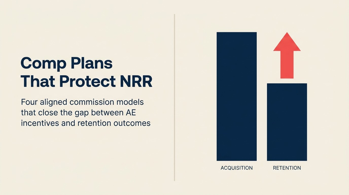 Sales Commission on Retention: Why Your Comp Plan Is Silently Destroying NRR