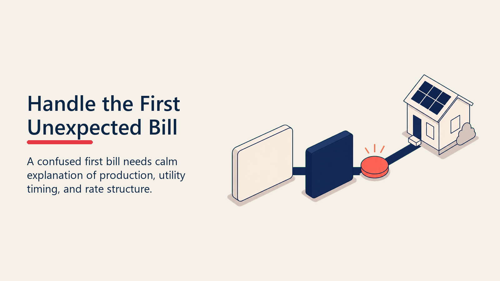 Unexpected solar bill explained through a clarity lens
