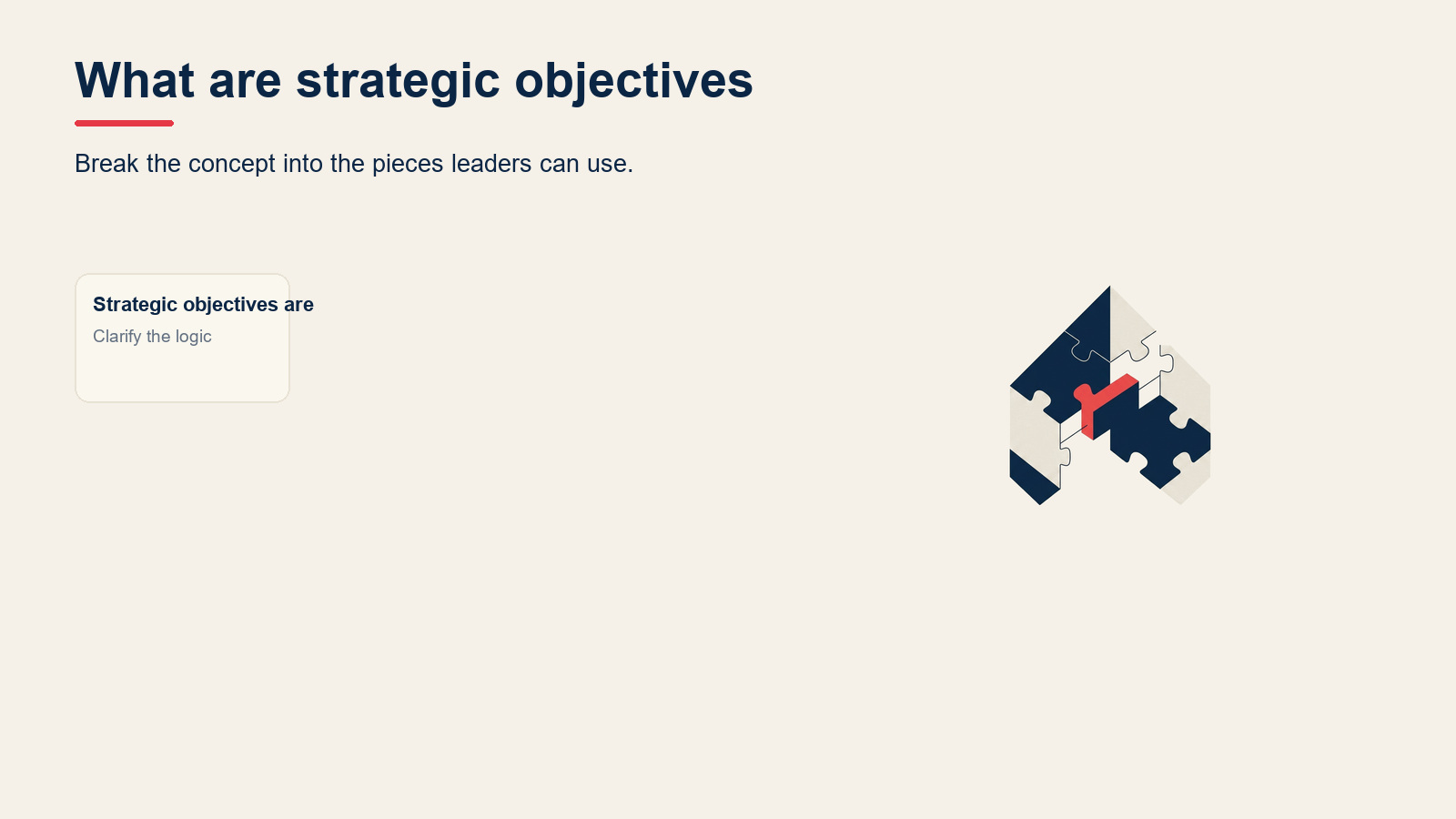 What are strategic objectives? visual for Strategic Objectives: Definition, Examples, and How to Set Them