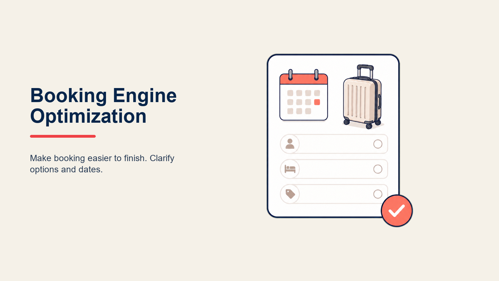 Booking Engine Optimierung: Reibung reduzieren und Buchungsabschluss erhöhen