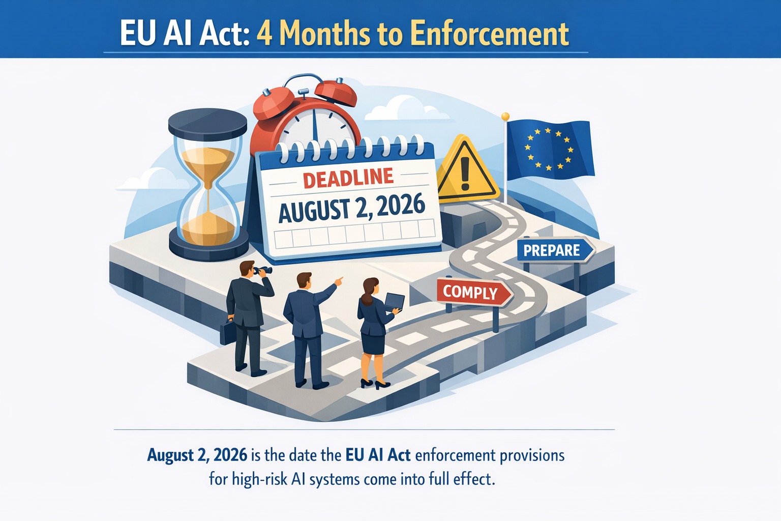 Empat Bulan Menuju Penegakan Penuh EU AI Act: Yang Harus Diketahui Setiap CEO