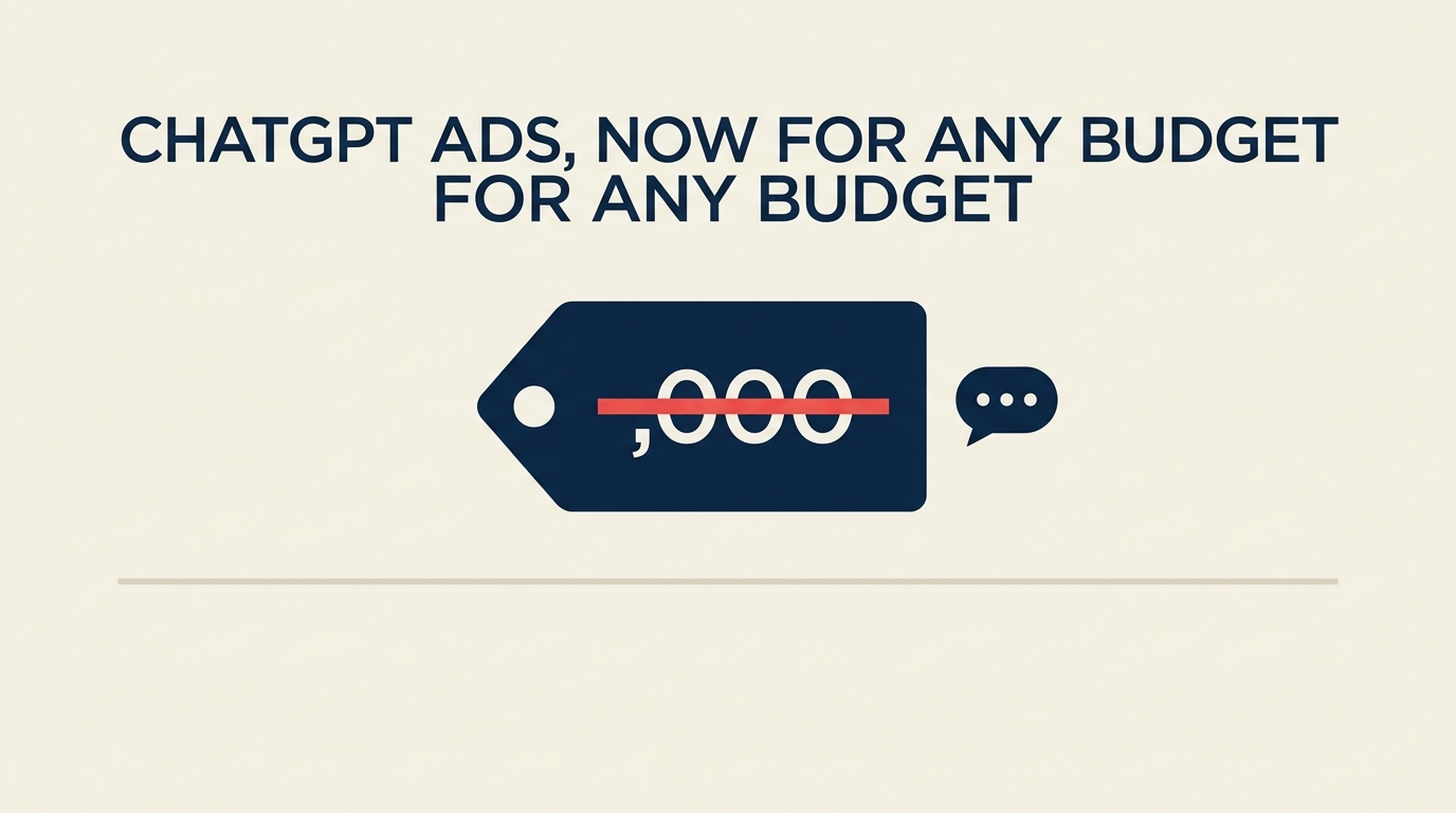 Iklan ChatGPT kini terbuka untuk bisnis kecil, syarat minimum $50.000 dihapus