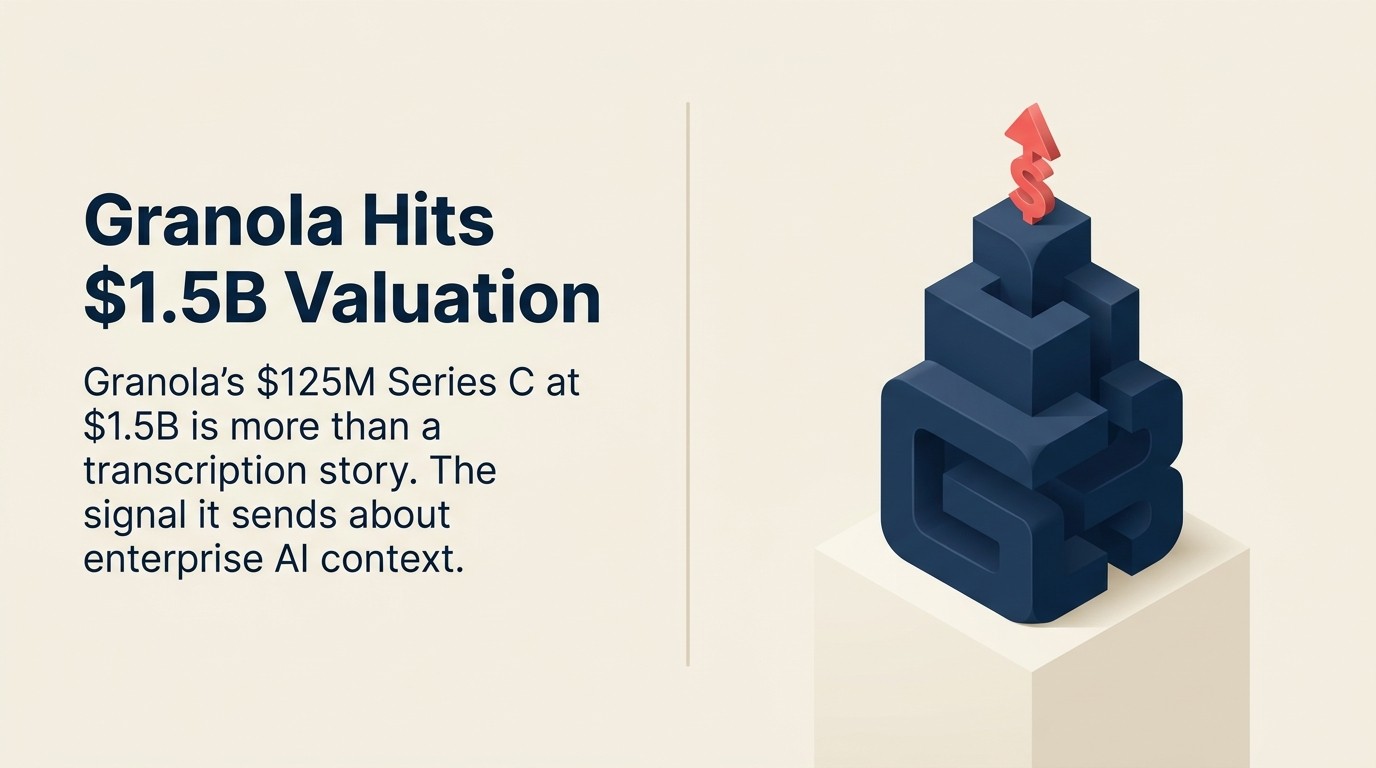 Meeting Notes Just Hit a $1.5B Valuation — What That Signals About the Enterprise AI Context Race