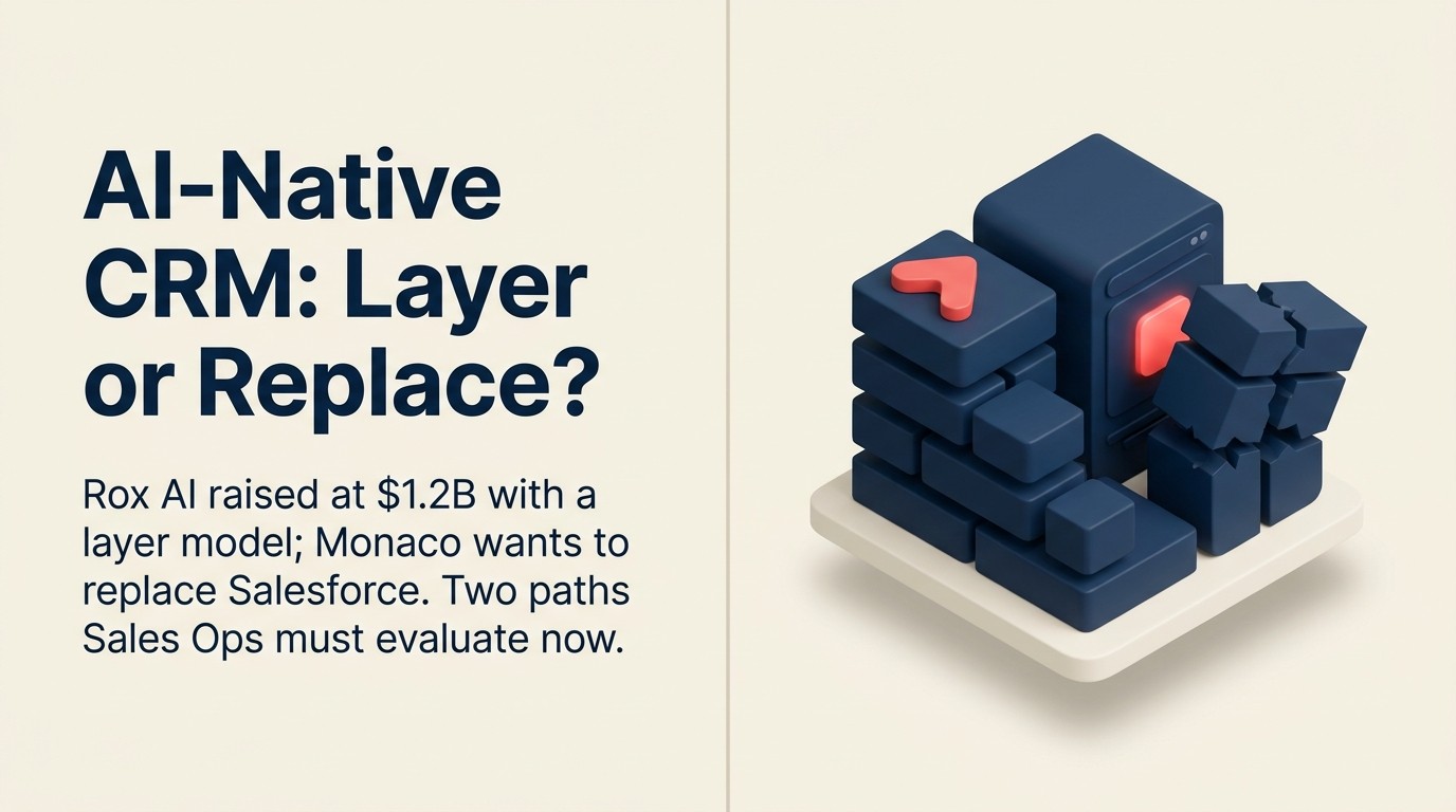 Layer or Replace? How to Evaluate the Two Competing Models of AI-Native CRM Before Your Next Renewal