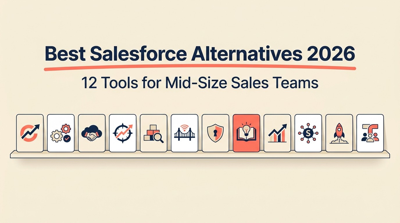 Best Salesforce alternatives in 2026, editorial comparison of 12 CRMs for mid-size sales teams