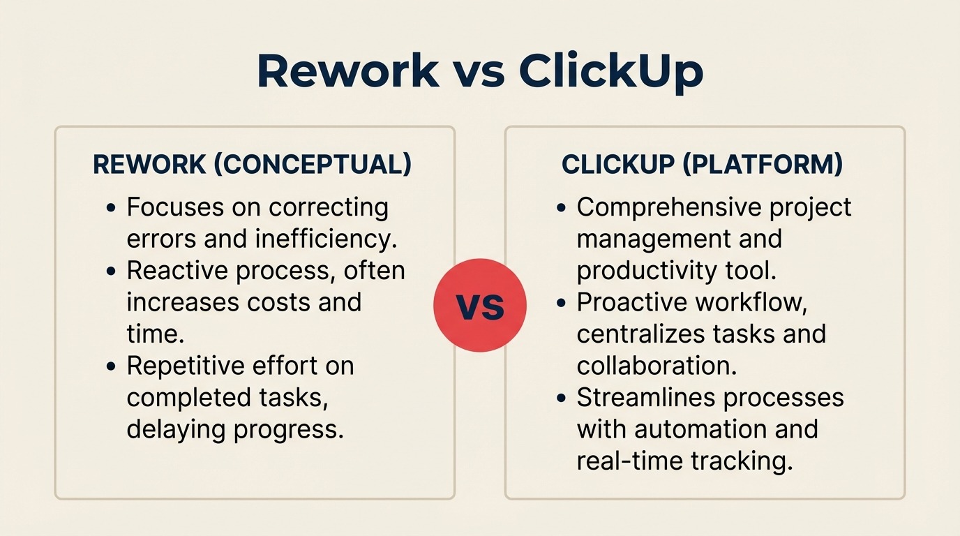 Rework vs ClickUp: Die Alles-in-einem-App vs die dedizierte Ops-Plattform 2026